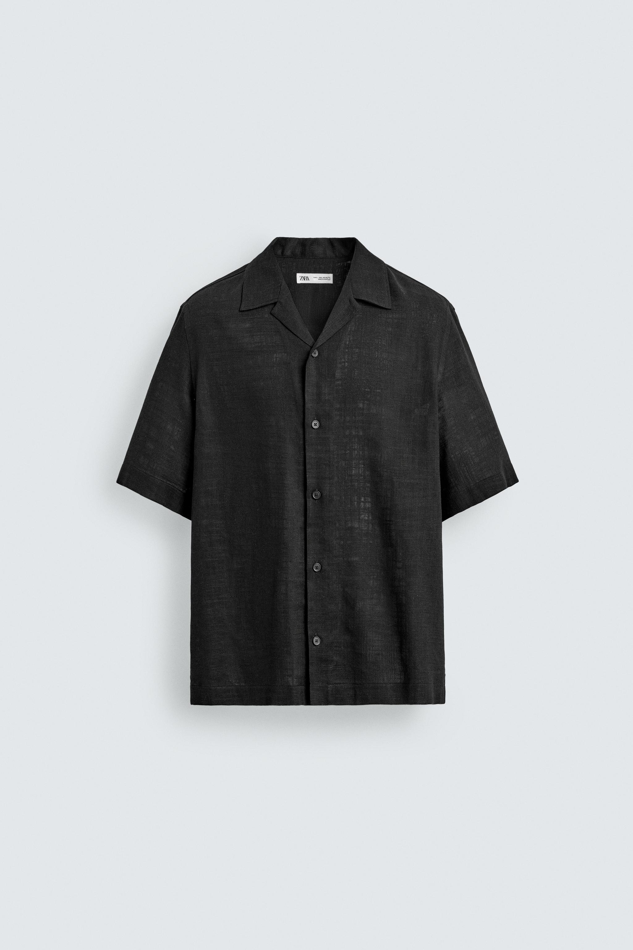 FLOWY ABSTRACT PRINT SHIRT